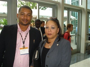 Chris Roberts and Joan Gibson